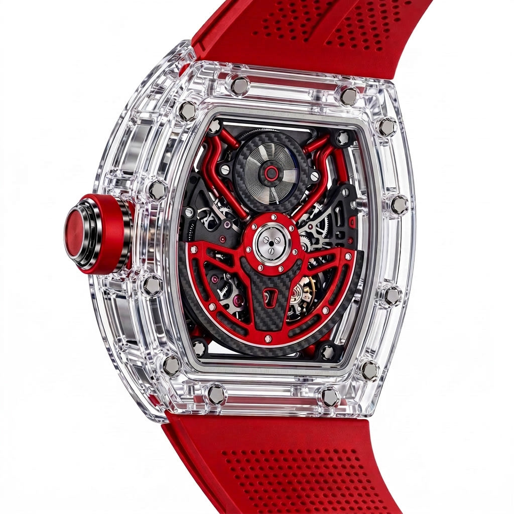 TWELVE K-04 sapphire crystal watch with engine-inspired dial – image 3