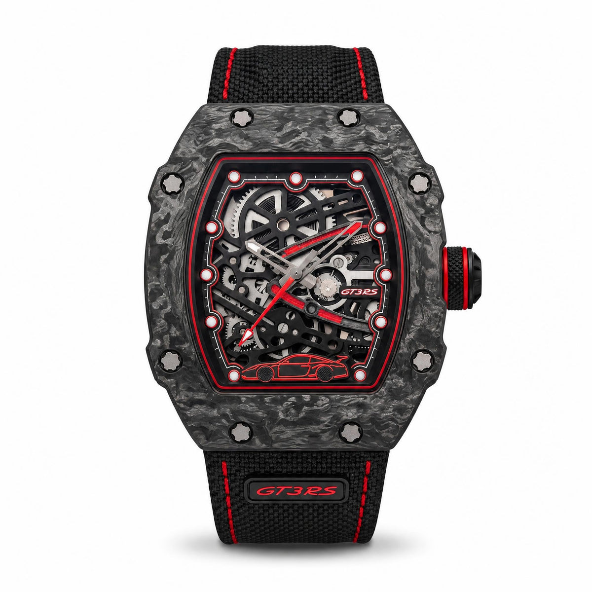 DOWNFORCE K-01 forged carbon skeleton watch