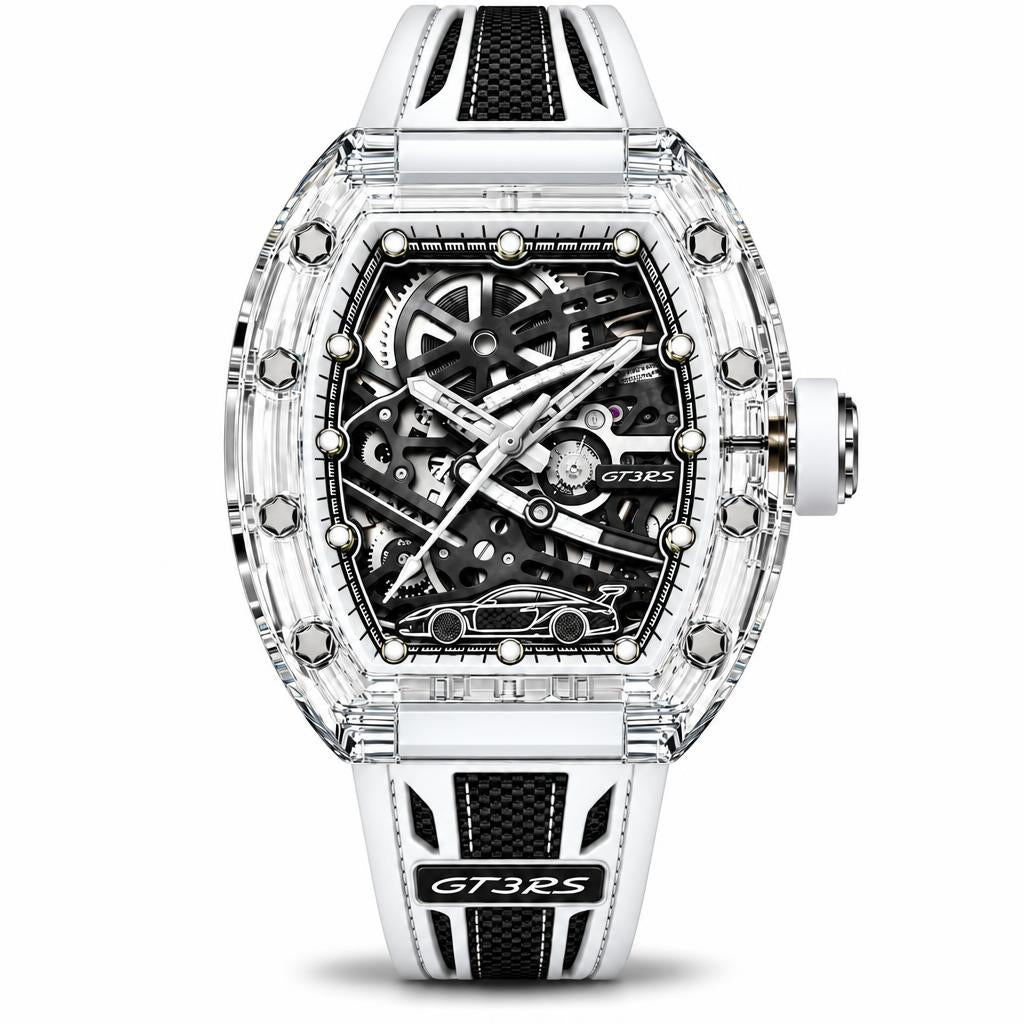 CLEARCOAT K-02 transparent sapphire crystal skeleton watch – image 4