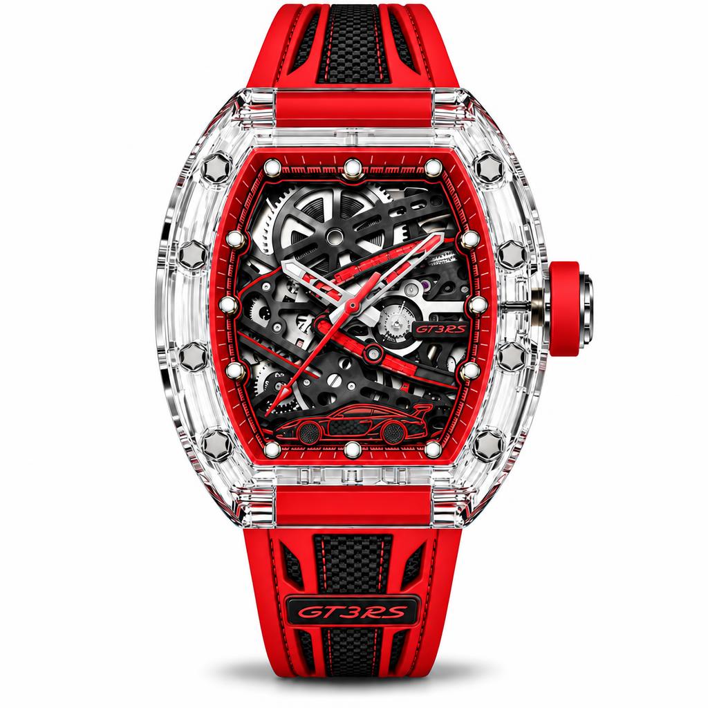 CLEARCOAT K-02 transparent sapphire crystal skeleton watch – image 6