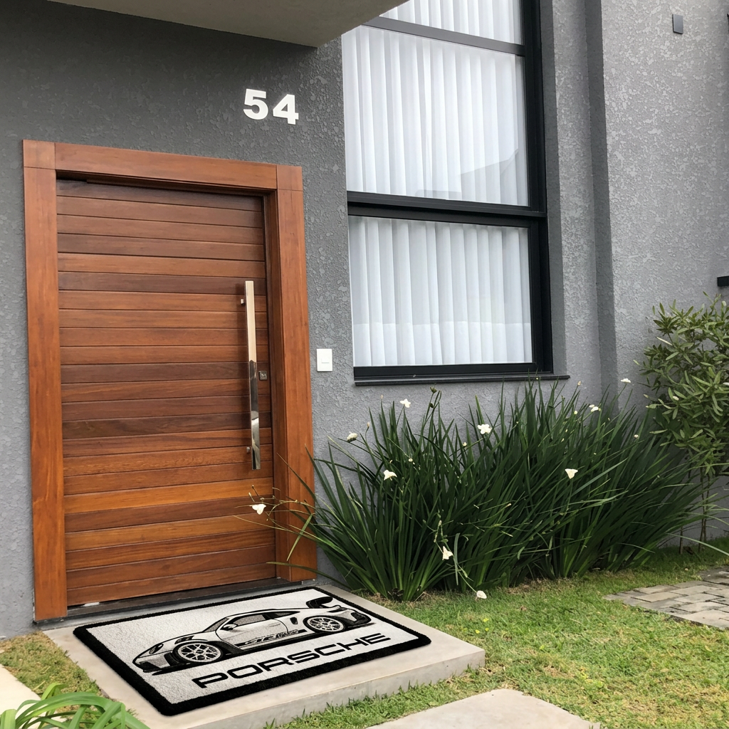 THRESHOLD 04 SIDE PROFILE car entry mat with a track car side view – image 6